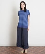PRLGS03390 CHRISTIAN AUJARD(クリスチャン・オジャール) [セットアップ対応]カットワークタフタパンツ ネイビー