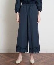 PRLGS03390 CHRISTIAN AUJARD(クリスチャン・オジャール) [セットアップ対応]カットワークタフタパンツ ネイビー