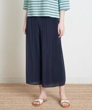 PRLGS15330 CHRISTIAN AUJARD(クリスチャン・オジャール) リバーシブルプリーツパンツ ネイビー×ネイビー