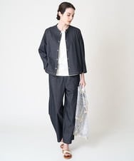 PRLGV53290 CHRISTIAN AUJARD(クリスチャン・オジャール) [セットアップ対応可]ウエストゴムデニムライクジャージーパンツ ネイビー