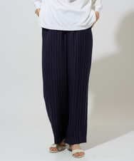 PRLHC12240 CHRISTIAN AUJARD(クリスチャン・オジャール) ピンストライプイージーパンツ ネイビー系