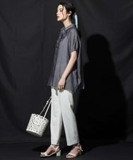 PRLHE34250 CHRISTIAN AUJARD(クリスチャン・オジャール) 4WAYストレッチステックパンツ ライトグレー
