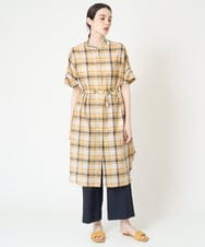 PRLHW19290 CHRISTIAN AUJARD(クリスチャン・オジャール) シンプルセミワイドパンツ ネイビー