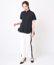 PRLHW39290 CHRISTIAN AUJARD(クリスチャン・オジャール) サイドラインストレートパンツ ホワイト