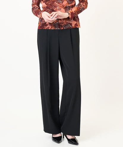 PRLJB19270 CHRISTIAN AUJARD タック入りセミワイドパンツ