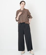 PRLJS25290 CHRISTIAN AUJARD(クリスチャン・オジャール) ドローストリングカーゴパンツ ブラック