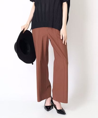 PRLJV29290 CHRISTIAN AUJARD [ドライタッチ]ストレッチシャンブレーパンツ