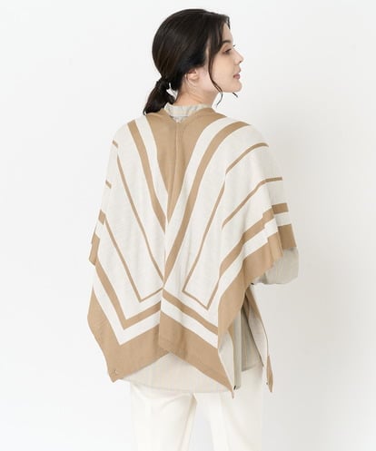 PRSAA06250  2WAYニットポンチョ