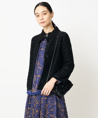 PRSAD05590 CHRISTIAN AUJARD ラメニットバージャケット