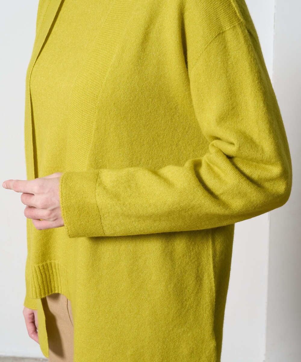 PRSAD37450 CHRISTIAN AUJARD(クリスチャン・オジャール) [アンサンブル対応]カシミヤシルクニットカーディガン オレンジ