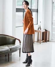 PRSAD37450 CHRISTIAN AUJARD(クリスチャン・オジャール) [アンサンブル対応]カシミヤシルクニットカーディガン オレンジ