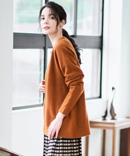 PRSAD37450 CHRISTIAN AUJARD [アンサンブル対応]カシミヤシルクニットカーディガン