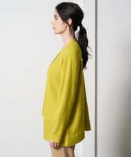 PRSAD37450 CHRISTIAN AUJARD(クリスチャン・オジャール) [アンサンブル対応]カシミヤシルクニットカーディガン オレンジ