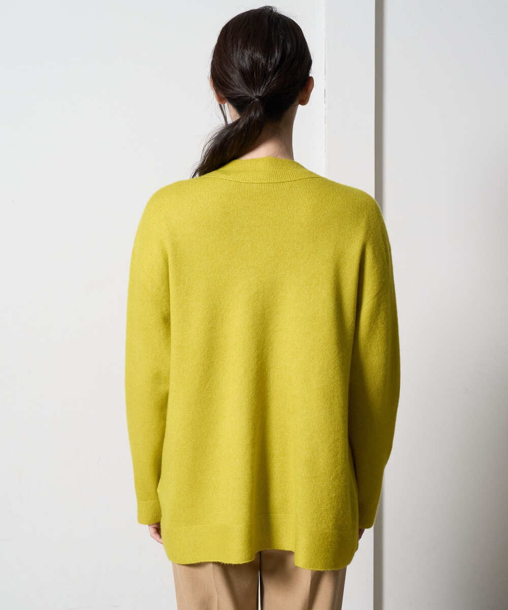 PRSAD37450 CHRISTIAN AUJARD(クリスチャン・オジャール) [アンサンブル対応]カシミヤシルクニットカーディガン オレンジ