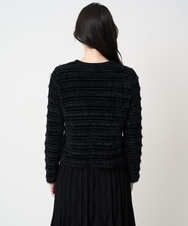 PRSCD01630 CHRISTIAN AUJARD(クリスチャン・オジャール) ファンシーツイードニットジャケット ブラック