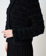 PRSCD01630 CHRISTIAN AUJARD(クリスチャン・オジャール) ファンシーツイードニットジャケット ブラック