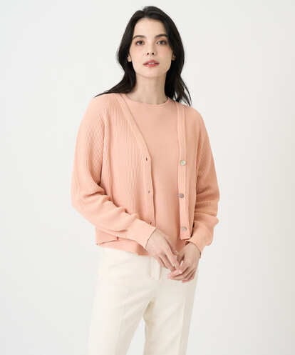 PRSEE02390 CHRISTIAN AUJARD [アンサンブル対応]ホールガーメントニットカーディガン