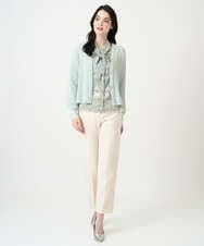 PRSEE02390 CHRISTIAN AUJARD(クリスチャン・オジャール) [アンサンブル対応]ホールガーメントニットカーディガン グリーン