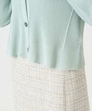 PRSEE02390 CHRISTIAN AUJARD(クリスチャン・オジャール) [アンサンブル対応]ホールガーメントニットカーディガン グリーン