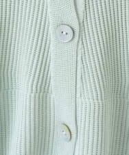 PRSEE02390 CHRISTIAN AUJARD(クリスチャン・オジャール) [アンサンブル対応]ホールガーメントニットカーディガン グリーン