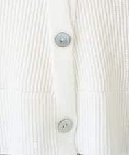 PRSEE02390 CHRISTIAN AUJARD(クリスチャン・オジャール) [アンサンブル対応]ホールガーメントニットカーディガン アイボリー