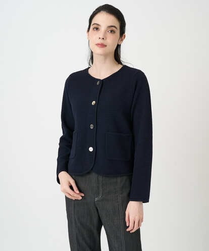 PRSEE10460 CHRISTIAN AUJARD ツィーディーニットジャケット