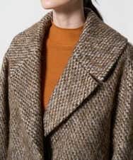 PRUAD30790 CHRISTIAN AUJARD(クリスチャン・オジャール) シャギーオーバーコート ブラウン