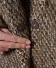 PRUAD30790 CHRISTIAN AUJARD(クリスチャン・オジャール) シャギーオーバーコート ブラウン