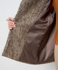 PRUAD30790 CHRISTIAN AUJARD(クリスチャン・オジャール) シャギーオーバーコート ブラウン