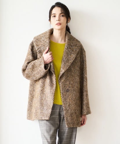 PRUAD30790 CHRISTIAN AUJARD シャギーオーバーコート