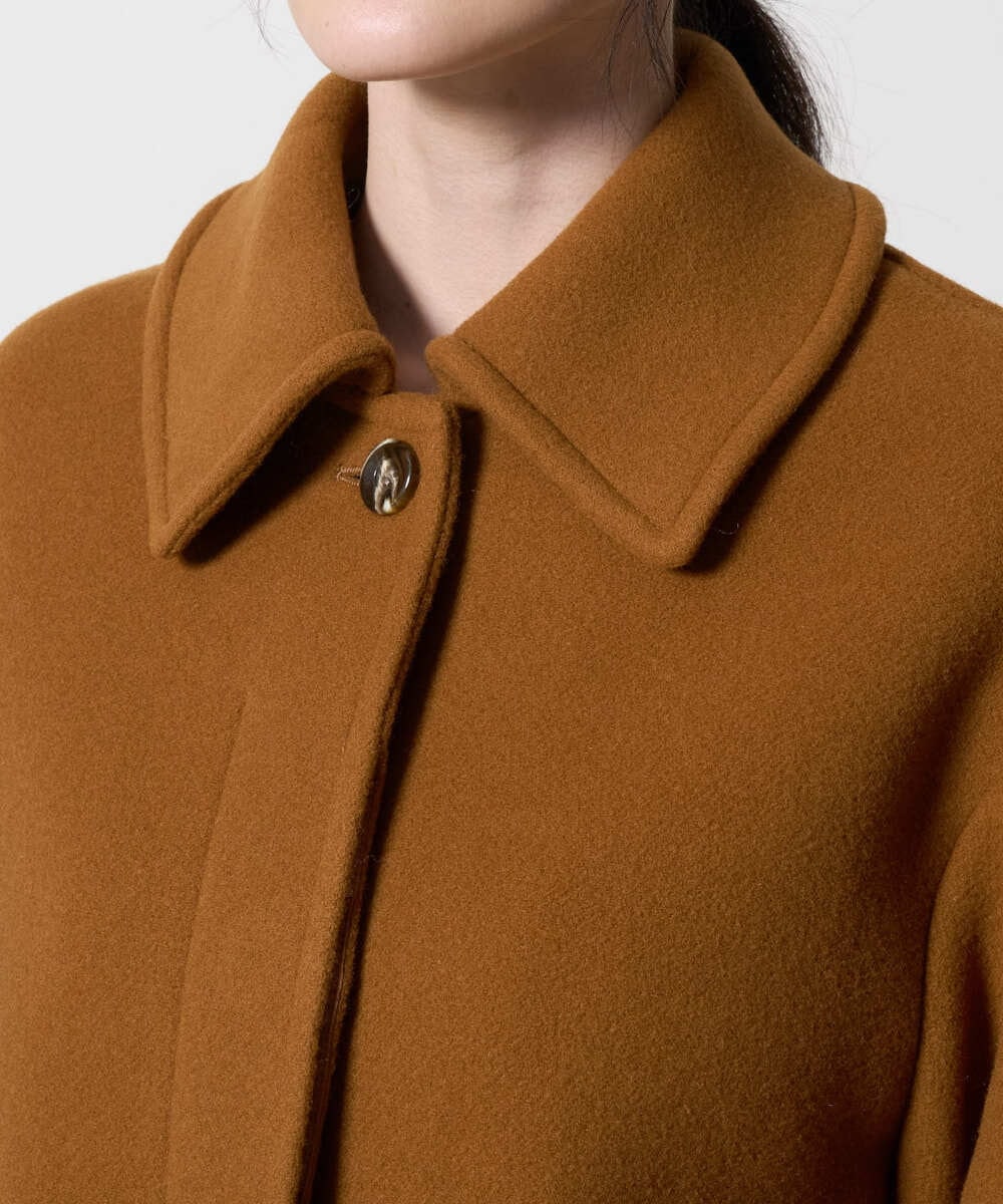 PRUAD40700 CHRISTIAN AUJARD(クリスチャン・オジャール) フェイクファーコンビショートコート ブラウン