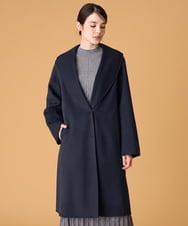 PRUCG09900 CHRISTIAN AUJARD(クリスチャン・オジャール) リバービーバーコート ネイビー