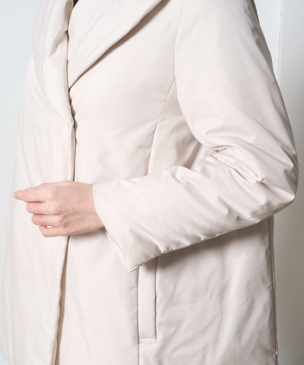 PRVAD43800 CHRISTIAN AUJARD(クリスチャン・オジャール) [暖か･軽い]ミドル丈ダウンコート アイボリー