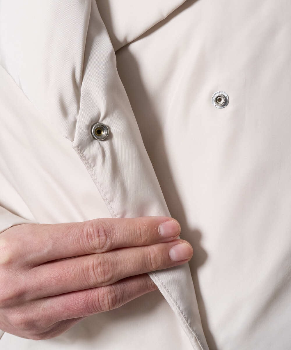 PRVAD43800 CHRISTIAN AUJARD(クリスチャン・オジャール) [暖か･軽い]ミドル丈ダウンコート アイボリー