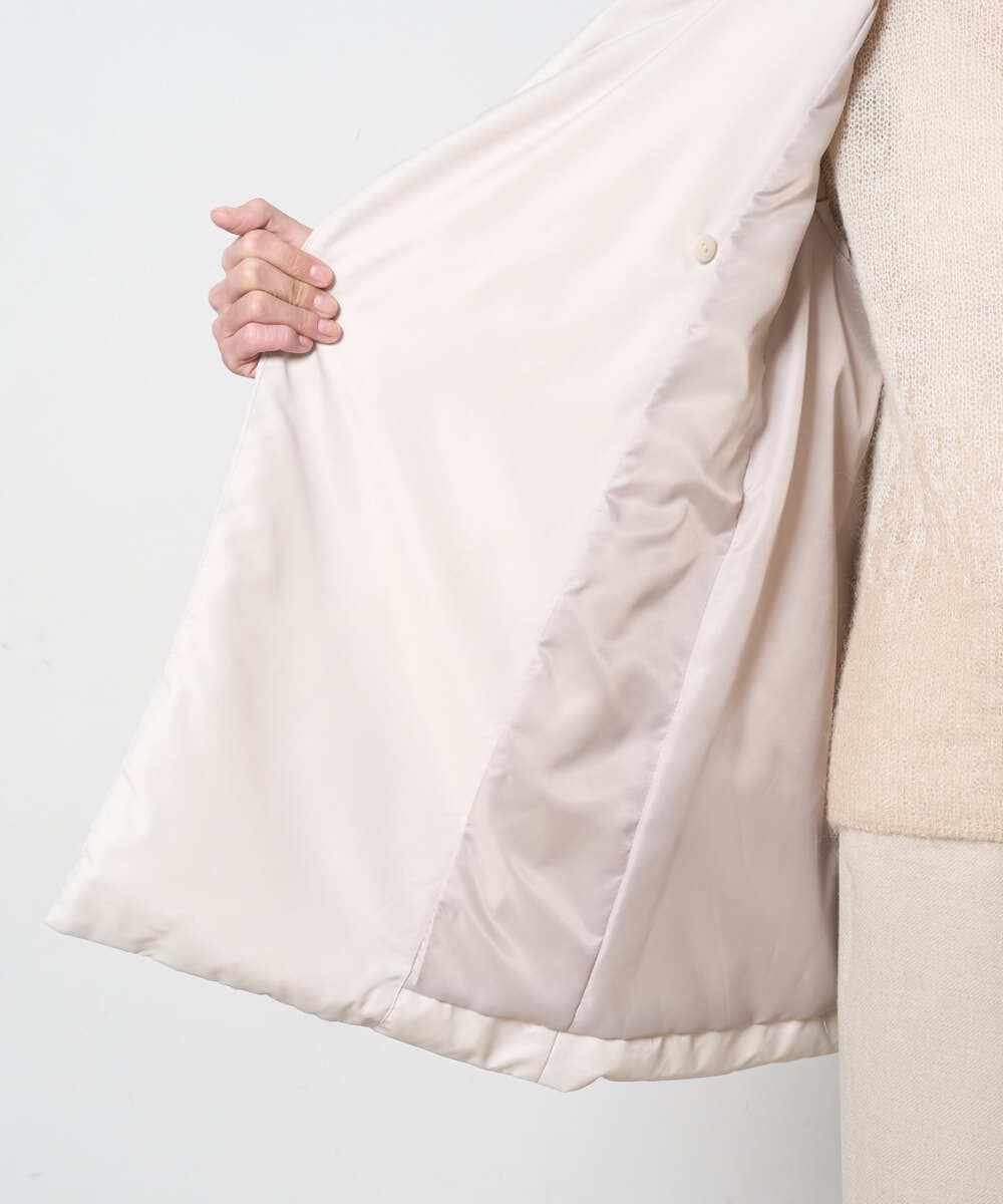 PRVAD43800 CHRISTIAN AUJARD(クリスチャン・オジャール) [暖か･軽い]ミドル丈ダウンコート アイボリー