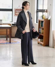 PRVAD43800 CHRISTIAN AUJARD(クリスチャン・オジャール) [暖か･軽い]ミドル丈ダウンコート ブラック