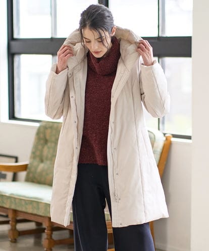 PRVAD44900 CHRISTIAN AUJARD [暖か･軽い]フーディーダウンコート