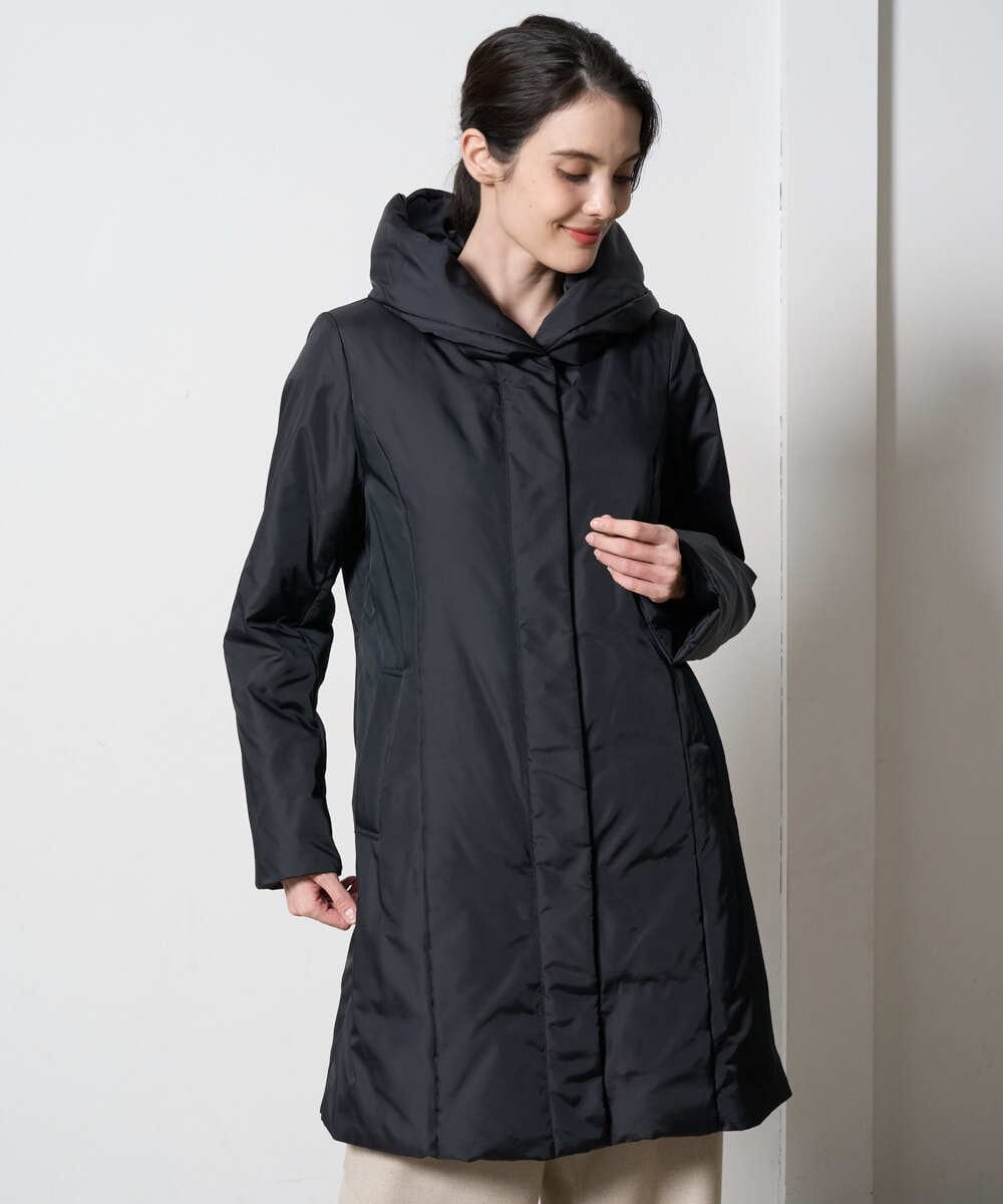 PRVAD44900 CHRISTIAN AUJARD(クリスチャン・オジャール) [暖か･軽い]フーディーダウンコート ブラック