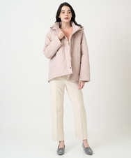 PRVAF49590 CHRISTIAN AUJARD(クリスチャン・オジャール) [フード着脱可]キルティングコート ピンクベージュ