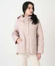 PRVAF49590 CHRISTIAN AUJARD(クリスチャン・オジャール) [フード着脱可]キルティングコート ピンクベージュ