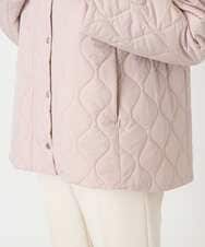 PRVAF49590 CHRISTIAN AUJARD(クリスチャン・オジャール) [フード着脱可]キルティングコート ピンクベージュ