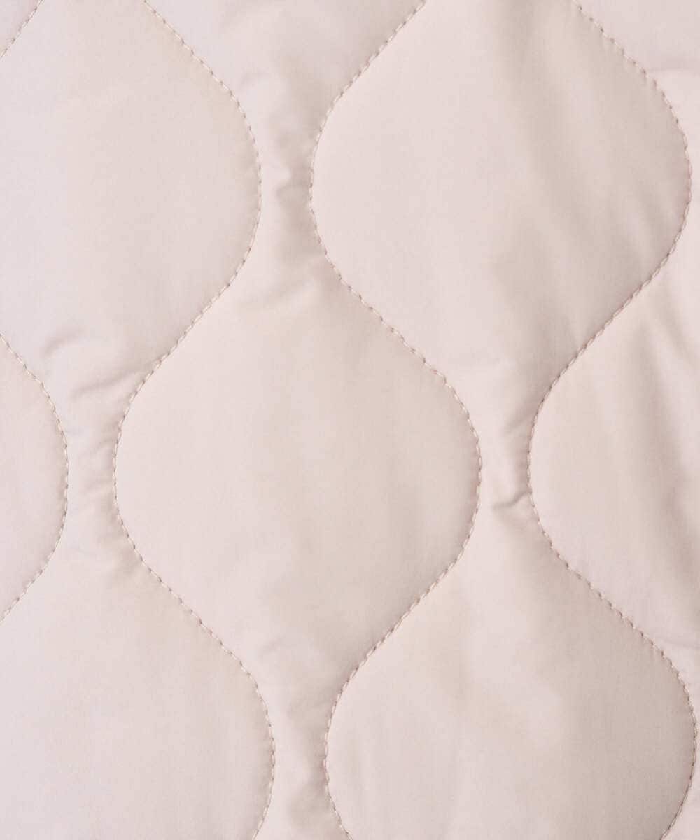 PRVAF49590 CHRISTIAN AUJARD(クリスチャン・オジャール) [フード着脱可]キルティングコート ピンクベージュ