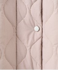 PRVAF49590 CHRISTIAN AUJARD(クリスチャン・オジャール) [フード着脱可]キルティングコート ピンクベージュ