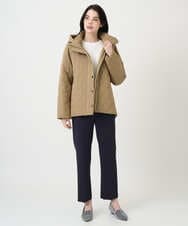 PRVAF49590 CHRISTIAN AUJARD(クリスチャン・オジャール) [フード着脱可]キルティングコート カーキブラウン