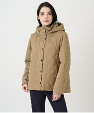 PRVAF49590 CHRISTIAN AUJARD(クリスチャン・オジャール) [フード着脱可]キルティングコート カーキブラウン