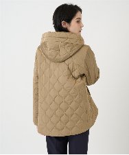 PRVAF49590 CHRISTIAN AUJARD(クリスチャン・オジャール) [フード着脱可]キルティングコート カーキブラウン