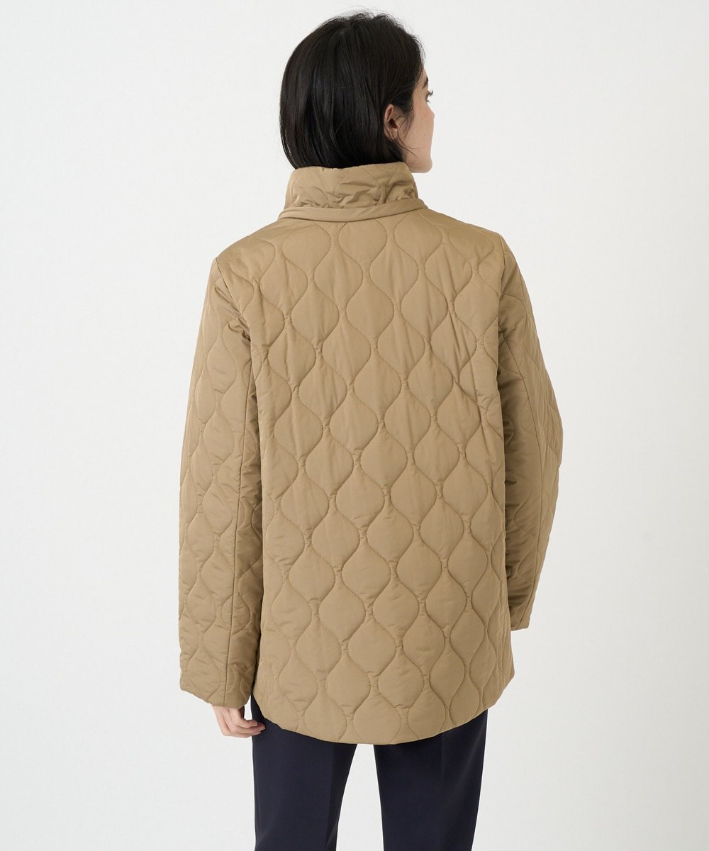 PRVAF49590 CHRISTIAN AUJARD(クリスチャン・オジャール) [フード着脱可]キルティングコート カーキブラウン