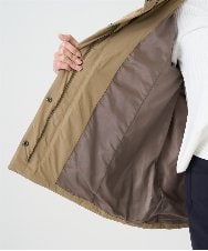 PRVAF49590 CHRISTIAN AUJARD(クリスチャン・オジャール) [フード着脱可]キルティングコート カーキブラウン