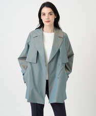 PRVEE04790 CHRISTIAN AUJARD(クリスチャン・オジャール) [ライナー付]デザインハーフコート グリーン