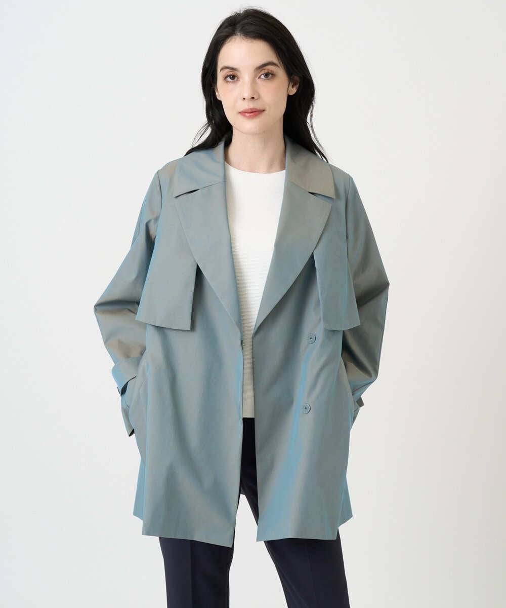 PRVEE04790 CHRISTIAN AUJARD(クリスチャン・オジャール) [ライナー付]デザインハーフコート グリーン